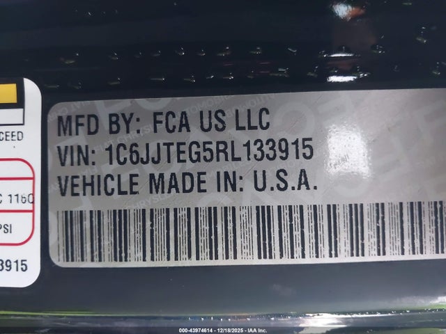 1C6JJTEG5RL133915 Jeep Gladiator Mojave