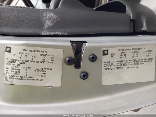 2002 PONTIAC SUNFIRE 1G2JB12F727472300 Photo 8