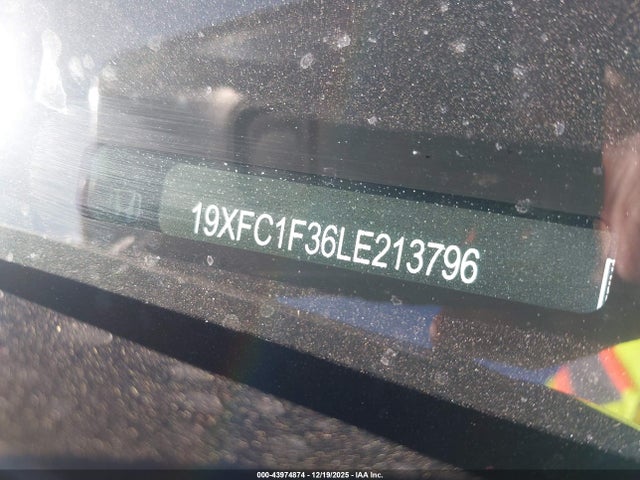 Honda CIVIC EX 2020 19XFC1F36LE213796 Image 9