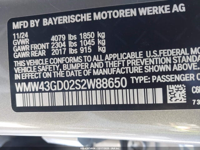 Mini Hardtop Cooper 2025 WMW43GD02S2W88650 Image 9