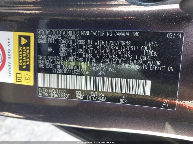 2014 LEXUS RX 350 2T2BK1BA4EC250056 Photo 8