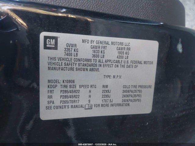 2007 CADILLAC ESCALADE EXT 3GYFK62867G310809 Photo 8