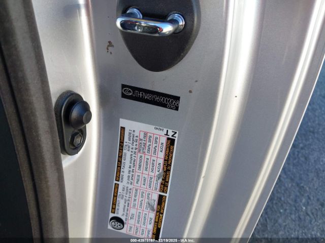 2006 LEXUS SC 430 JTHFN48Y969002068 Photo 8