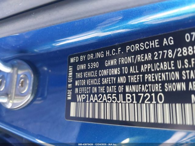 2018 PORSCHE MACAN WP1AA2A55JLB17210 Photo 8