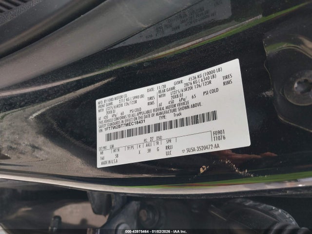 Ford F-250 Lariat 2021 1FT7W2BT7MEC18431 Image 8
