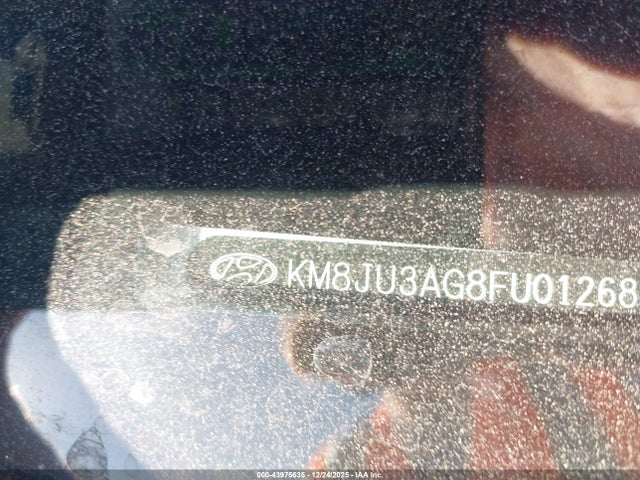 KM8JU3AG8FU012688 Hyundai TUCSON SE