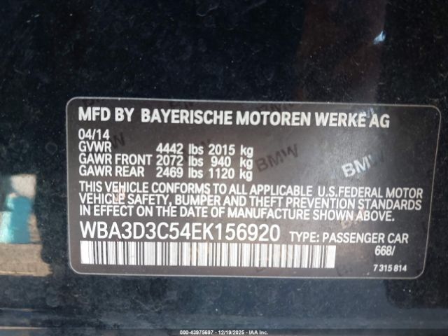 2014 BMW 328D WBA3D3C54EK156920 Photo 8