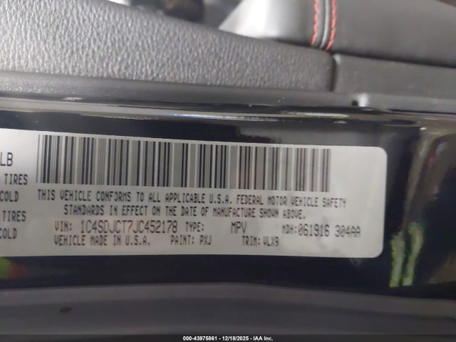 2018 DODGE DURANGO 1C4SDJCT7JC452178 Photo 8