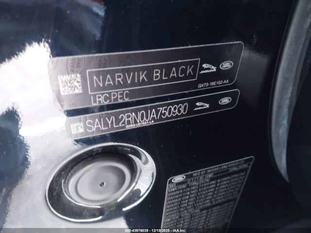 2018 LAND ROVER RANGE ROVER VELAR SALYL2RN0JA750930 Photo 8