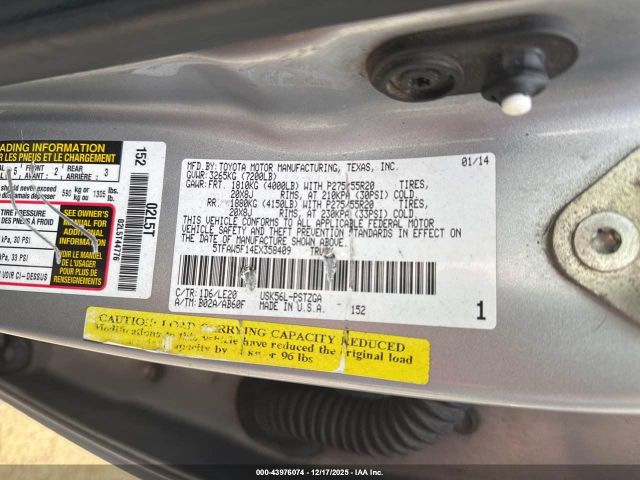 2014 TOYOTA TUNDRA 5TFAW5F14EX358409 Photo 8