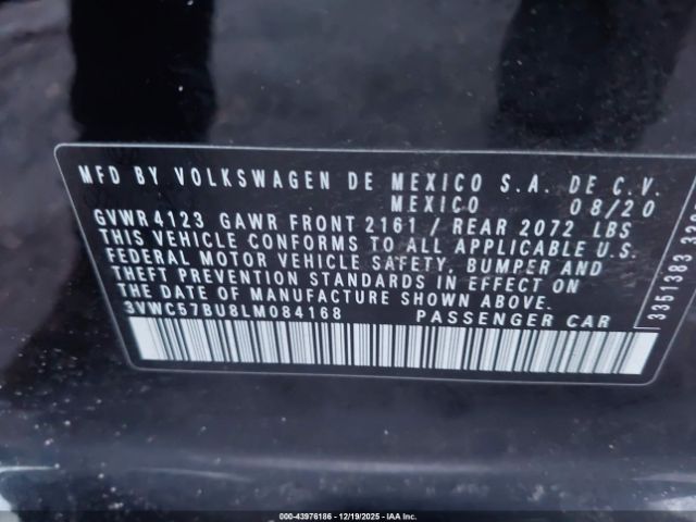 2020 VOLKSWAGEN JETTA 3VWC57BU8LM084168 Photo 8