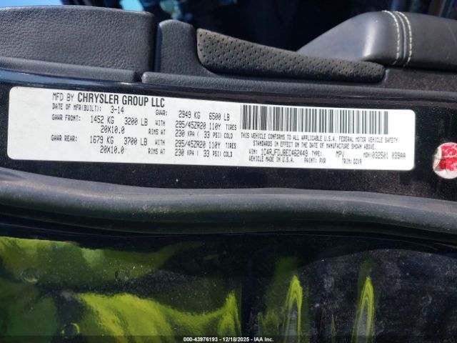 2014 JEEP GRAND CHEROKEE 1C4RJFDJ8EC462449 Photo 8