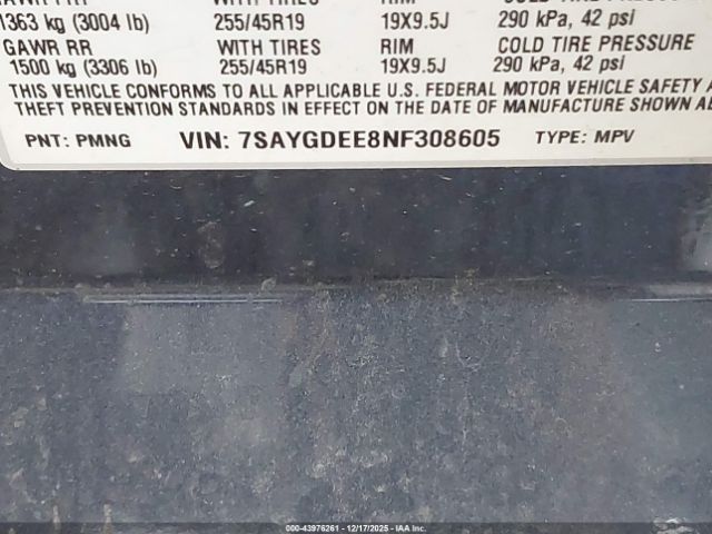 2022 TESLA MODEL Y 7SAYGDEE8NF308605 Photo 8