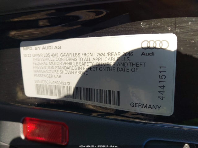 2023 AUDI A5 SPORTBACK WAUCBCF54PA019373 Photo 8