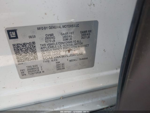 2020 BUICK ENCLAVE 5GAEVAKW7LJ107156 Photo 8