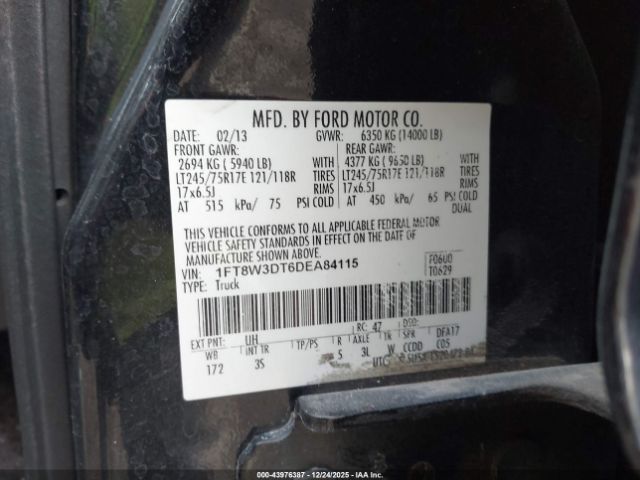 2013 FORD F-350 1FT8W3DT6DEA84115 Photo 8