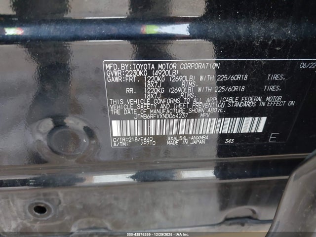 2022 TOYOTA RAV4 HYBRID JTMB6RFVXND064237 Photo 8