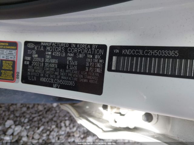 2017 KIA NIRO KNDCC3LC2H5033365 Photo 8