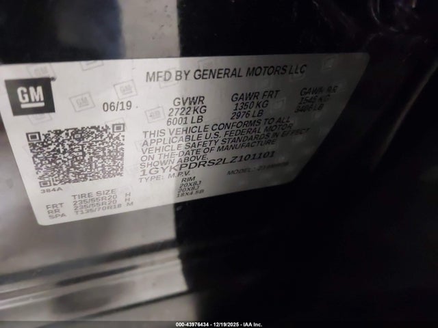 2020 CADILLAC XT6 1GYKPDRS2LZ101101 Photo 8