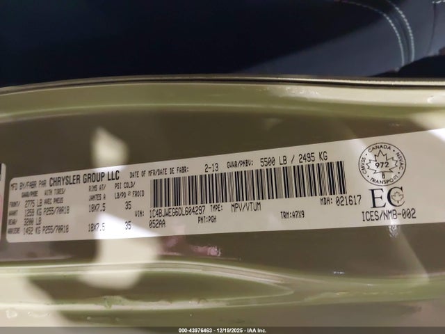 2013 JEEP WRANGLER UNLIMITED 1C4BJWEG6DL604297 Photo 8