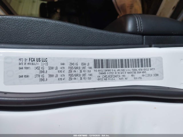 2015 DODGE DURANGO 1C4RDJAG3FC240714 Photo 8