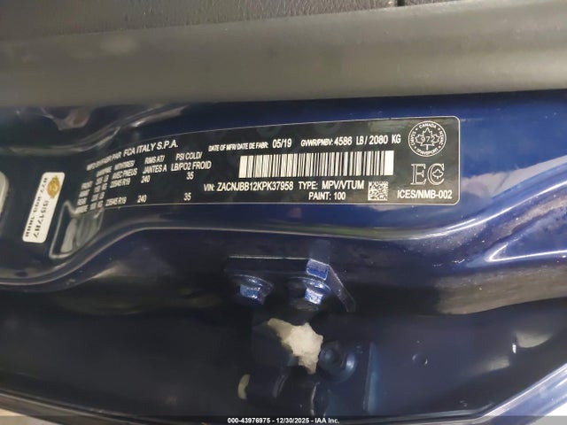 2019 JEEP RENEGADE ZACNJBB12KPK37958 Photo 8