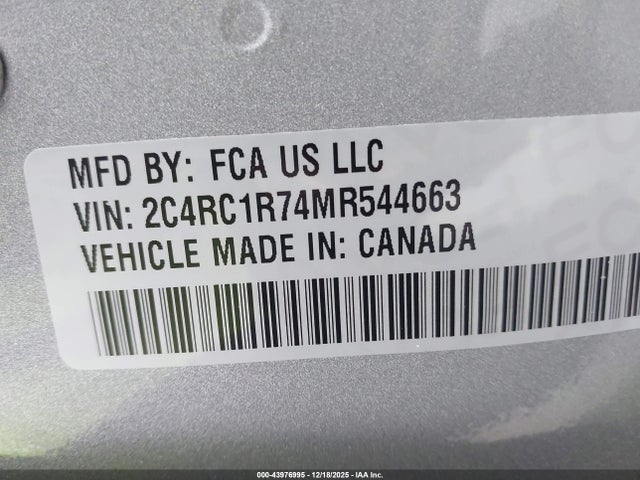 2021 CHRYSLER PACIFICA HYBRID 2C4RC1R74MR544663 Photo 8