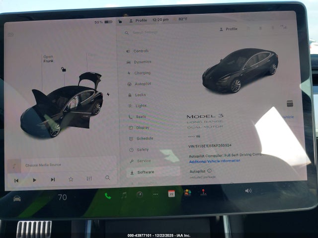 2019 TESLA MODEL 3 5YJ3E1EB5KF365924 Photo 6