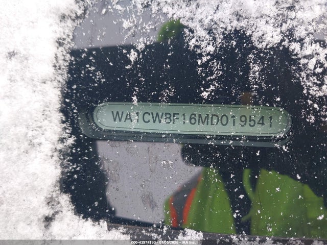 Продаж на аукціоні авто 2021 Audi Sq8 Prestige Tfsi Quattro Tiptronic, vin: WA1CWBF16MD019541, номер лоту: 43977193