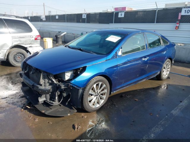 2016 HYUNDAI SONATA 5NPE34AF1GH435758 Photo 1