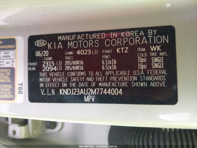 2021 KIA SOUL KNDJ23AU2M7744004 Photo 8