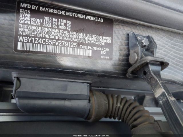 2015 BMW I3 WBY1Z4C55FV279125 Photo 8