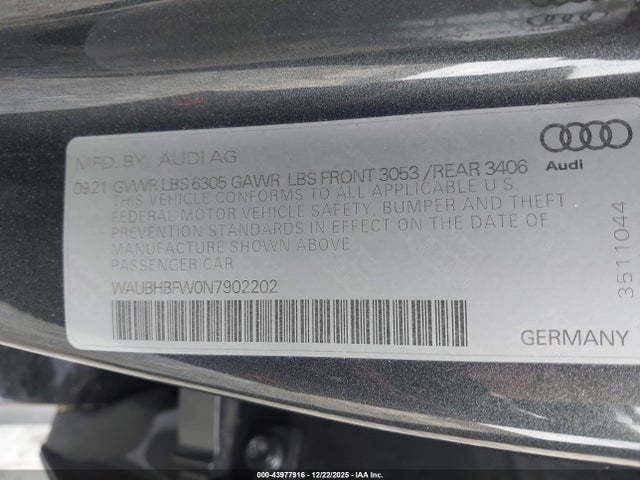 2022 AUDI RS E-TRON GT WAUBHBFW0N7902202 Photo 8