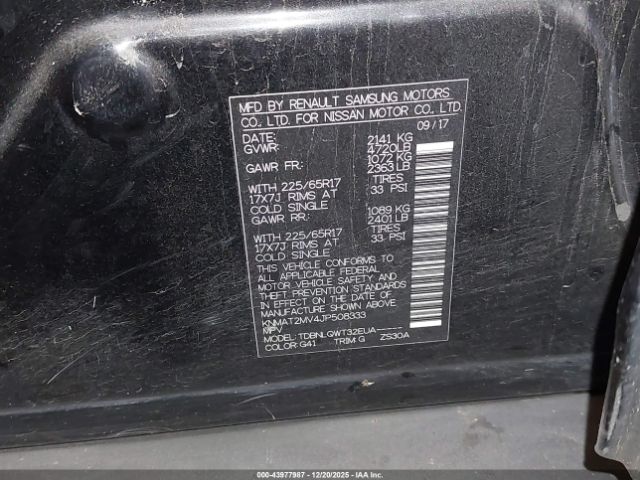 2018 NISSAN ROGUE KNMAT2MV4JP508333 Photo 8