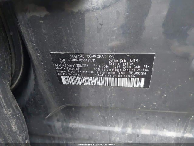 2022 SUBARU ASCENT 4S4WMAJDXN3423532 Photo 8