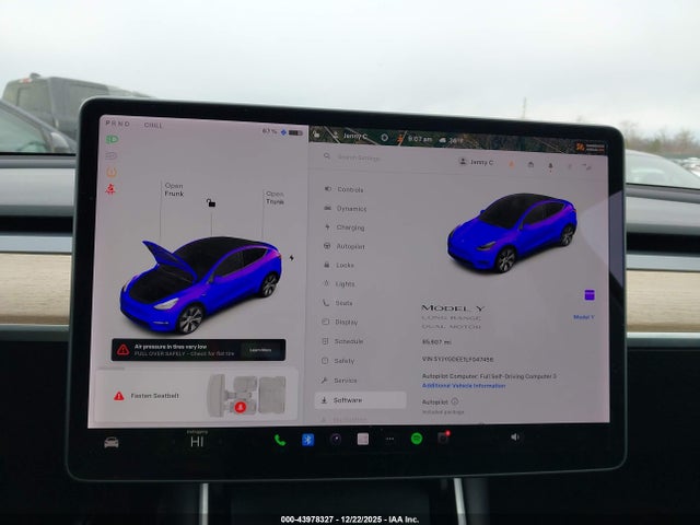 2020 TESLA MODEL Y 5YJYGDEE1LF047456 Photo 6