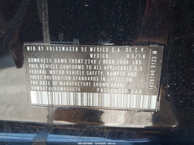 2016 VOLKSWAGEN GOLF GTI 3VW547AU9GM056575 Photo 8