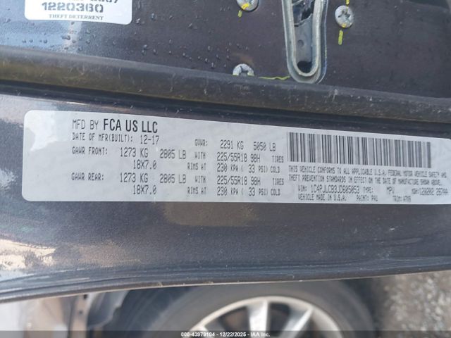 2018 JEEP CHEROKEE 1C4PJLCB3JD605053 Photo 8