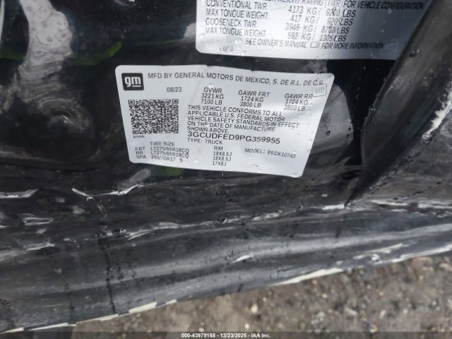 2023 CHEVROLET SILVERADO 1500 3GCUDFED9PG359955 Photo 8