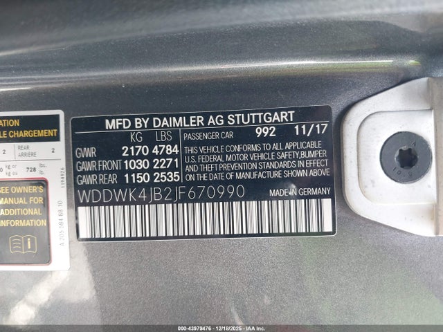 Mercedes-Benz C 300 2018 WDDWK4JB2JF670990 Image 9