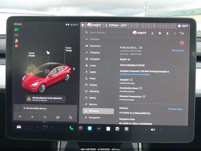 2020 TESLA MODEL 3 5YJ3E1EB8LF712793 Photo 6