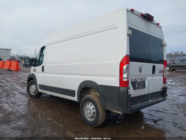 43979820 :رقم المزاد ، 3C6TRVBG3KE547047 vin ، 2019 Ram Promaster 1500 High Roof 136 Wb مزاد بيع
