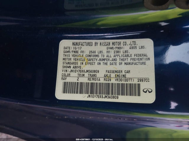 2018 INFINITI Q60 JN1EV7EK6JM340809 Photo 8