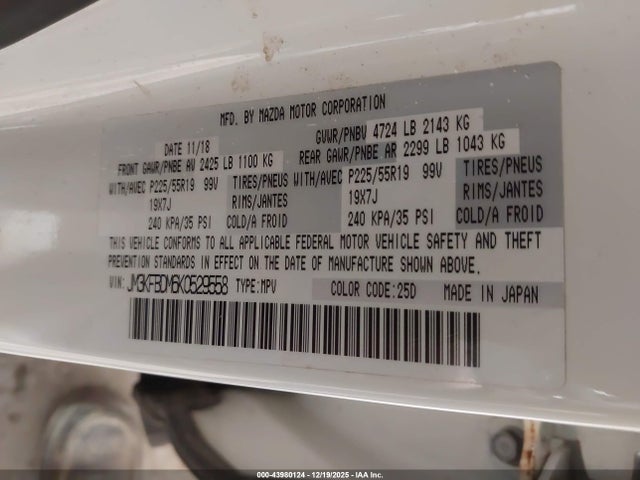 Mazda Cx-5 Grand Touring 2019 JM3KFBDM6K0529558 Image 9