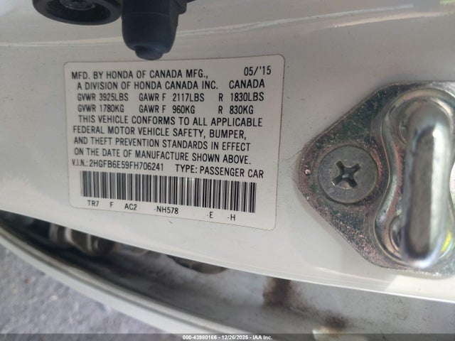 2HGFB6E59FH706241 Honda CIVIC SI