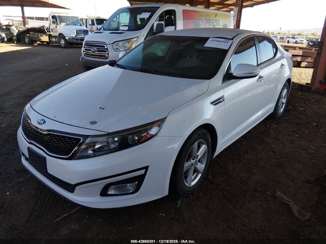 43980301 :رقم المزاد ، 5XXGM4A72FG457096 vin ، 2015 Kia Optima Lx مزاد بيع