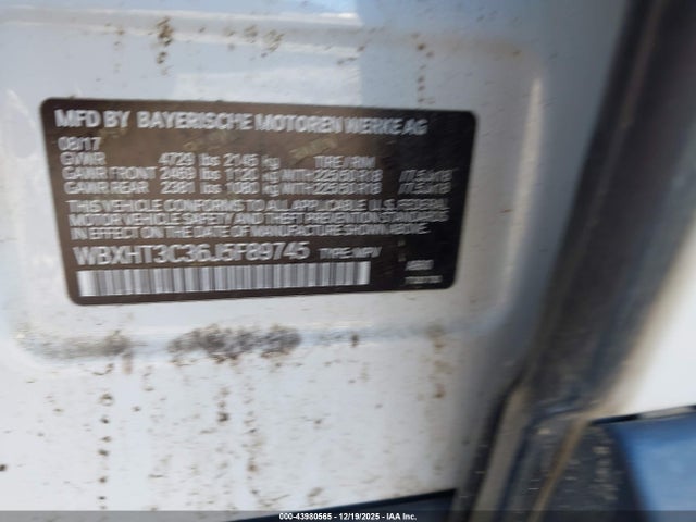 BMW X1 Xdrive28i 2018 WBXHT3C36J5F89745 Image 9