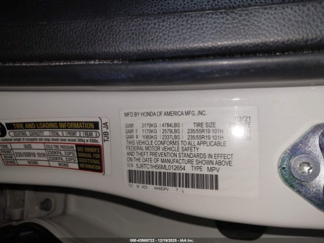 2021 ACURA RDX 5J8TC1H56ML012654 Photo 8