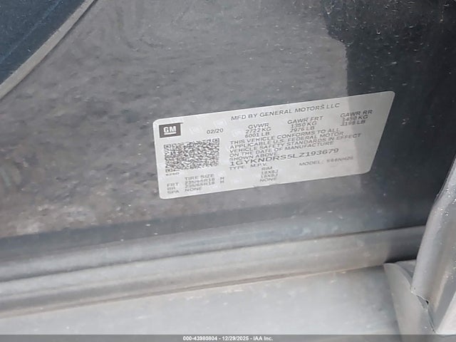 2020 CADILLAC XT5 1GYKNDRS5LZ193679 Photo 8