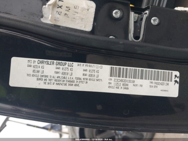 2014 DODGE CHARGER 2C3CDXBG3EH193160 Photo 8